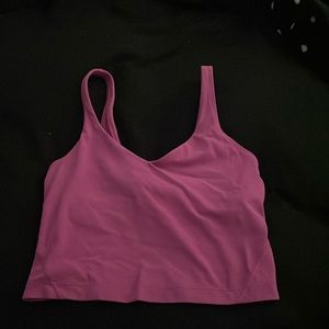 purple lululemon align tank top
